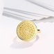Wholesale Punk 24K Gold Round Ring TGGPR1167 3 small