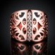 Wholesale Classic Rose Gold Geometric CZ Ring TGGPR1195 1 small