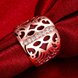 Wholesale Classic Rose Gold Geometric CZ Ring TGGPR1195 2 small