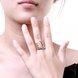 Wholesale Classic Rose Gold Geometric CZ Ring TGGPR1195 3 small