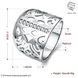 Wholesale Classic Platinum Geometric CZ Ring TGGPR1202 0 small