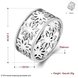 Wholesale Punk Platinum Geometric CZ Ring TGGPR1243 0 small