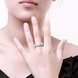 Wholesale Bohemia Platinum Geometric White CZ Ring TGGPR1262 1 small