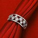 Wholesale Punk Platinum Round White CZ Ring TGGPR1299 4 small