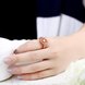 Wholesale Romantic Rose Gold Plant White CZ Ring TGGPR1438 4 small