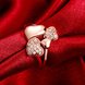 Wholesale Hot sale jewelry from China Trendy Rose Gold Heart White CZ Ring TGGPR231 2 small