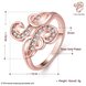 Wholesale omantic Rose Gold Geometric White CZ Ring Fine Jewelry Wedding Anniversary Party  Gift TGGPR272 0 small