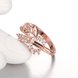 Wholesale Romantic Rose Gold Plant White CZ Ring  Fine Jewelry Wedding Anniversary Party  Gift TGGPR299 3 small