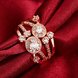 Wholesale Classic Rose Gold Round White CZ Ring TGGPR517 2 small