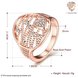 Wholesale Classic Rose Gold Heart White CZ Ring TGGPR821 0 small