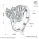 Wholesale Romantic Platinum Plant White CZ Ring TGGPR836 0 small