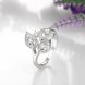 Wholesale Romantic Platinum Plant White CZ Ring TGGPR836 2 small