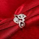 Wholesale Romantic Platinum Plant White CZ Ring TGGPR836 3 small