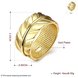 Wholesale Classic 24K Gold Geometric CZ Ring TGGPR886 0 small