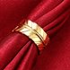 Wholesale Classic 24K Gold Geometric CZ Ring TGGPR886 3 small