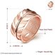 Wholesale Classic Rose Gold olive branch CZ Ring Wedding Rings For Women TGGPR003 0 small