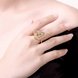 Wholesale Romantic 24K Gold Animal White CZ Ring TGGPR924 0 small