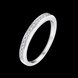 Wholesale Romantic Platinum Round White CZ Ring TGGPR932 1 small