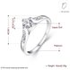 Wholesale Classic Platinum Geometric White Rhinestone Ring TGGPR1034 0 small