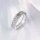 Wholesale Romantic Platinum Geometric White Rhinestone Ring TGGPR1064 0 small