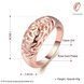 Wholesale Classic Rose Gold Round White Rhinestone Ring TGGPR1113 0 small