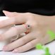 Wholesale Romantic Rose Gold Plant Multicolor Rhinestone Ring TGGPR1140 0 small