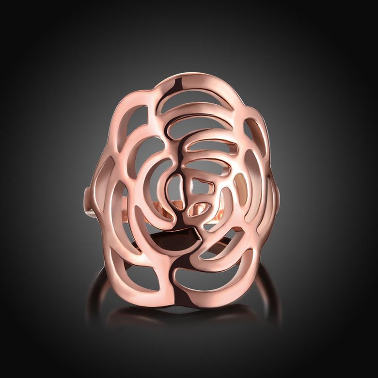 Wholesale Trendy Rose Gold Plant Ring TGGPR1168 1