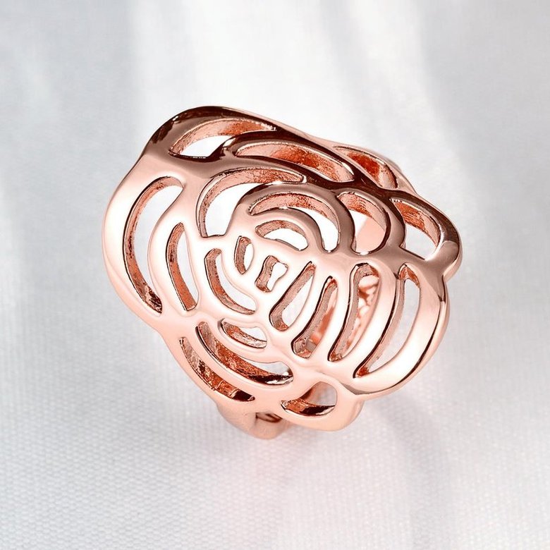 Wholesale Trendy Rose Gold Plant Ring TGGPR1168 2