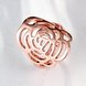 Wholesale Trendy Rose Gold Plant Ring TGGPR1168 2 small