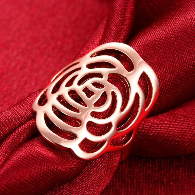 Wholesale Trendy Rose Gold Plant Ring TGGPR1168 3