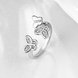 Wholesale Classic Platinum Plant White Rhinestone Ring TGGPR1182 3 small