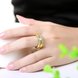 Wholesale Classic 24K Gold Plant White CZ Ring TGGPR1328 4 small