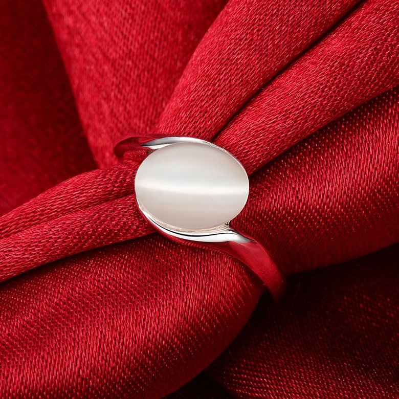 Wholesale Romantic Platinum Round Stone Ring TGGPR1490 2