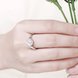 Wholesale Romantic Platinum Round Stone Ring TGGPR1490 4 small