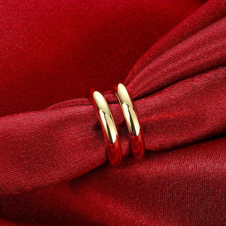 Wholesale Trendy 24K Gold Geometric Ring TGGPR1503 3