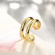 Wholesale Trendy 24K Gold Geometric Ring TGGPR1503 4 small