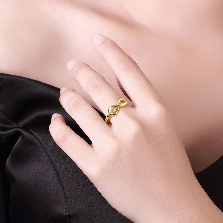 Wholesale Trendy Tin Alloy Geometric Ring TGGPR107 2