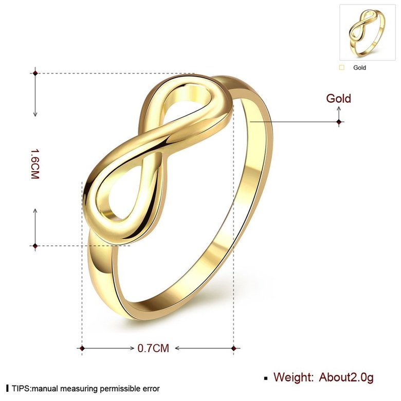 Wholesale Trendy Tin Alloy Geometric Ring TGGPR107 3
