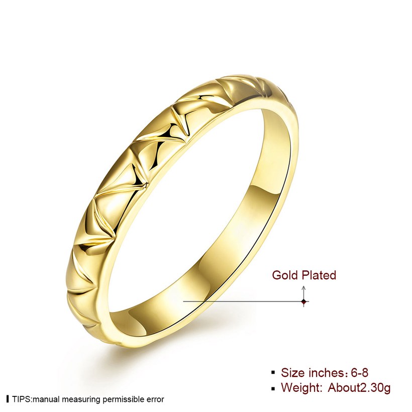 Wholesale Trendy Antique Gold Round Ring TGGPR173 0