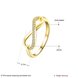 Wholesale Hot sale Jewelry Infinity 8 Symbol Trendy Imitation Antique Gold Ring White Crystal Ring TGGPR253 0 small