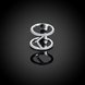 Wholesale Hot sale Jewelry Infinity 8 Symbol Trendy  Imitation Rhodium White CZ Ring White Crystal Ring TGGPR273 1 small