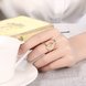 Wholesale Trendy novel design  Antique Gold Geometric Ring  Party Girls' Luxury Ring TGGPR330 4 small