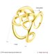 Wholesale Trendy novel design  Antique Gold Geometric Ring  Party Girls' Luxury Ring TGGPR379 0 small