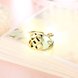 Wholesale Trendy novel design  Antique Gold Geometric Ring  Party Girls' Luxury Ring TGGPR379 3 small