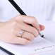 Wholesale Romantic Fashion Resizable 925 Sterling Silver CZ Flower Ring TGSLR188 0 small