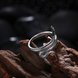 Wholesale New Retro Fashion Vintage Silver Punk Exaggerated Snake Ring Personality Snake Jewelry As Gift for unisex TGVGR032 2 small