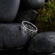 Wholesale Trendy Antique Silver Ring Newly Punk style Chinese antique coin pattern Personality Party Ring unisex Jewelry TGVGR036 1 small