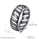 Wholesale Ancient Silver Color Buddha Ring Art Retro Man Punk Jewelry Motorcycle Tire Pattern Women Birthday Gifts Couple Jewelry TGVGR008 4 small