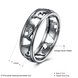 Wholesale Hot Sale Fashion Vintage Silve Dolphin rings Happy Women In Love Silver Plated Ring Accessories for unisex gift TGVGR009 4 small