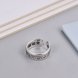 Wholesale Cheap Character opening adjustable Retro simplicity Silver plating Ring for neutral VGR025 0 small